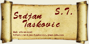 Srđan Tasković vizit kartica